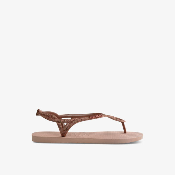 

Шлепанцы Luna premium ii из резины с блестками Havaianas, розовый