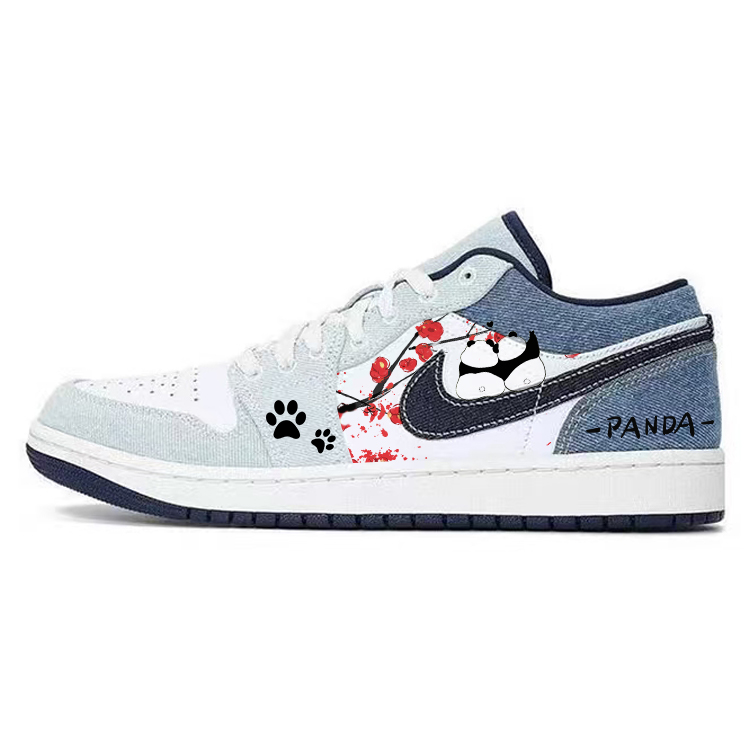 

Jordan Баскетбольные кроссовки Air 1 Vintage, низкие, мужские, белые/синие
