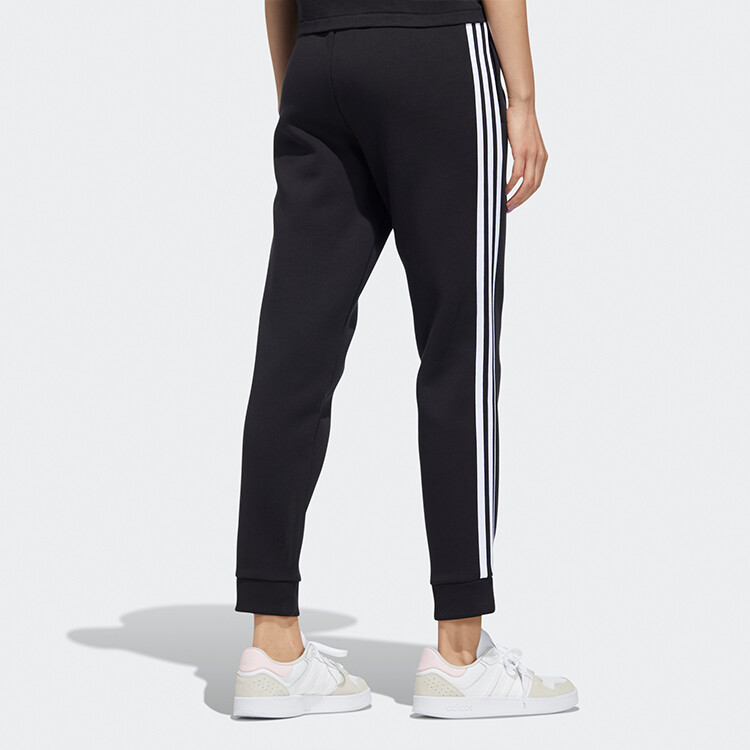 Трикотажные спортивные штаны женские черные Adidas Neo — фото 3