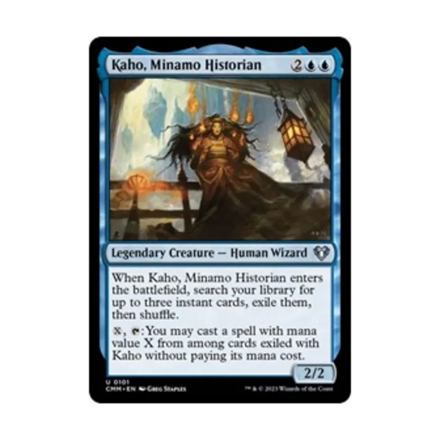 

CCG Кахо, историк Минамо (США), MTG - Commander Masters