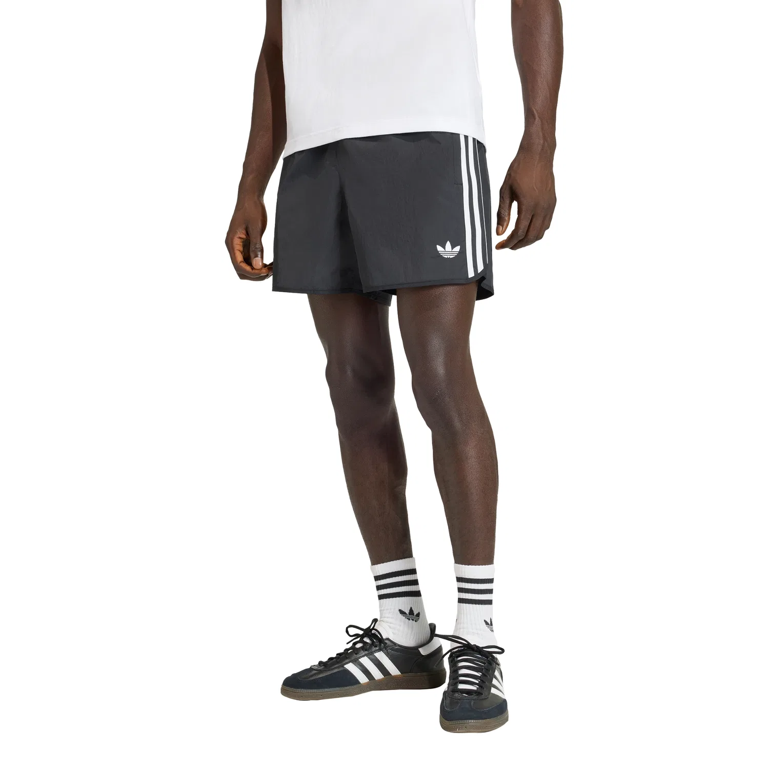 Мужские шорты Sprinter чёрные от Adidas — фото 4