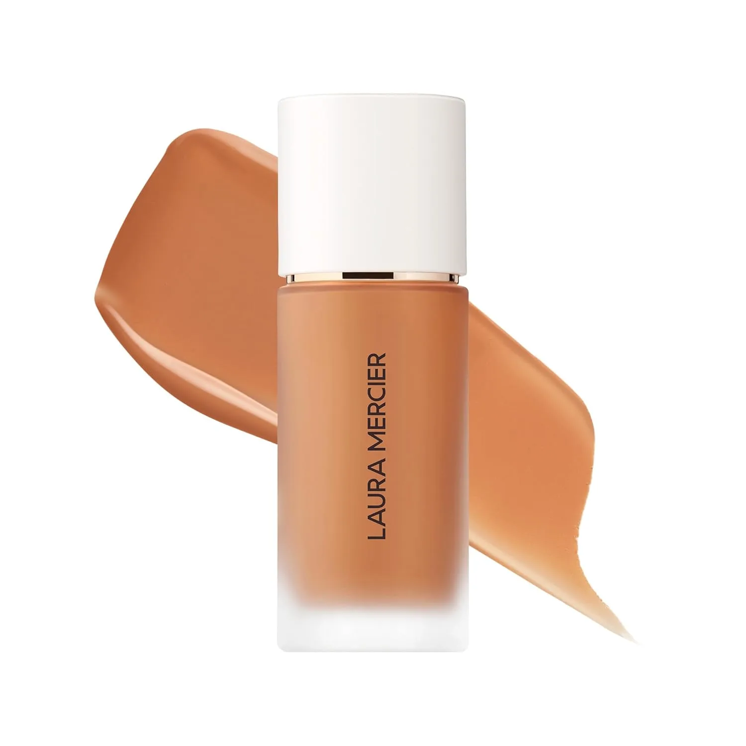 Водостойкая, невесомая тональная основа Real Flawless Weightless Perfecting Waterproof Foundation, среднее покрытие, возможность наслаивания, стойкость до 12 часов, некомедогенная, 28 г. Laura Mercier, 4C1 Praline - medium with cool undertones (...