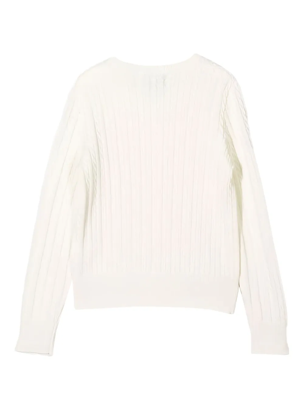 Кардиган с косами POLO RALPH LAUREN KIDS, белый