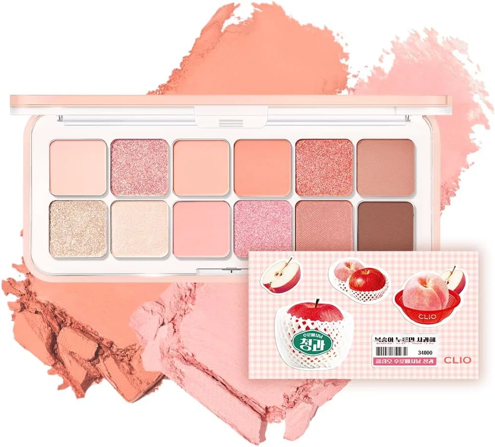 Тени для век CLIO PRO EYE PALETTE AIR 09 PEACH MATE APPLE