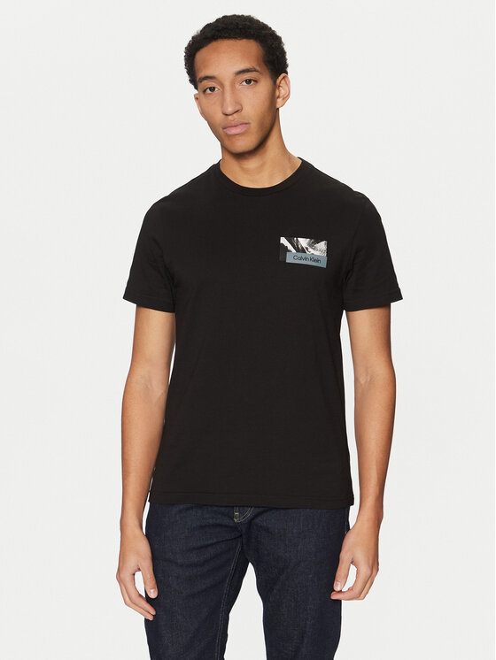 

Футболка обычного кроя Graphic K10K113799 Calvin Klein, черный