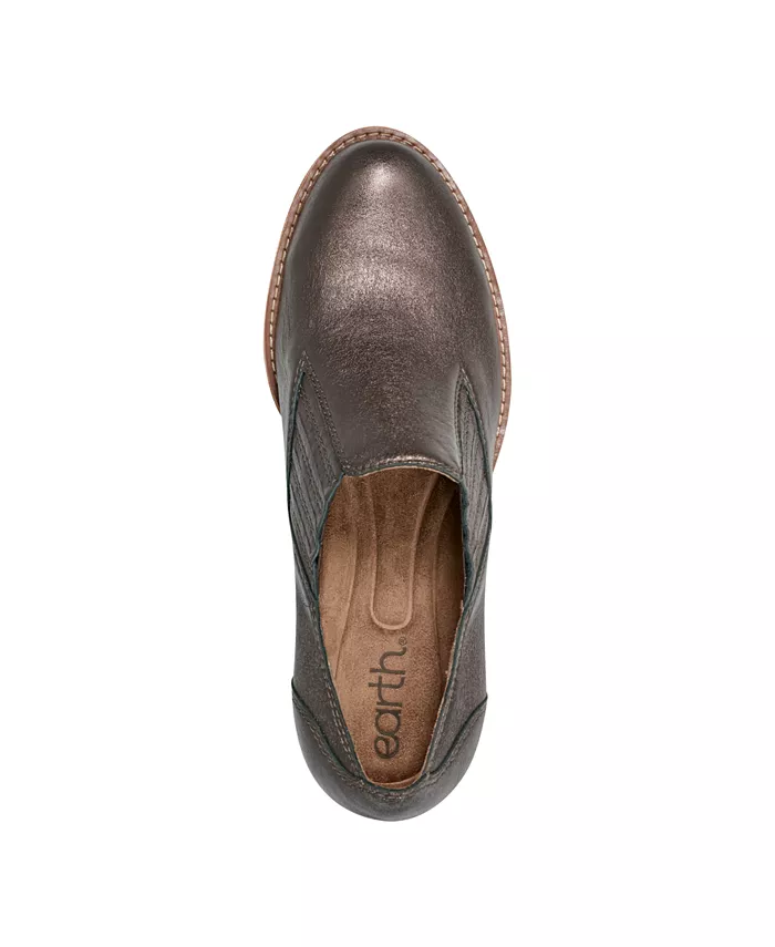 Женские балетки Jalin Almond Toe Slip-On Shooties Earth, коричневый — фото 4
