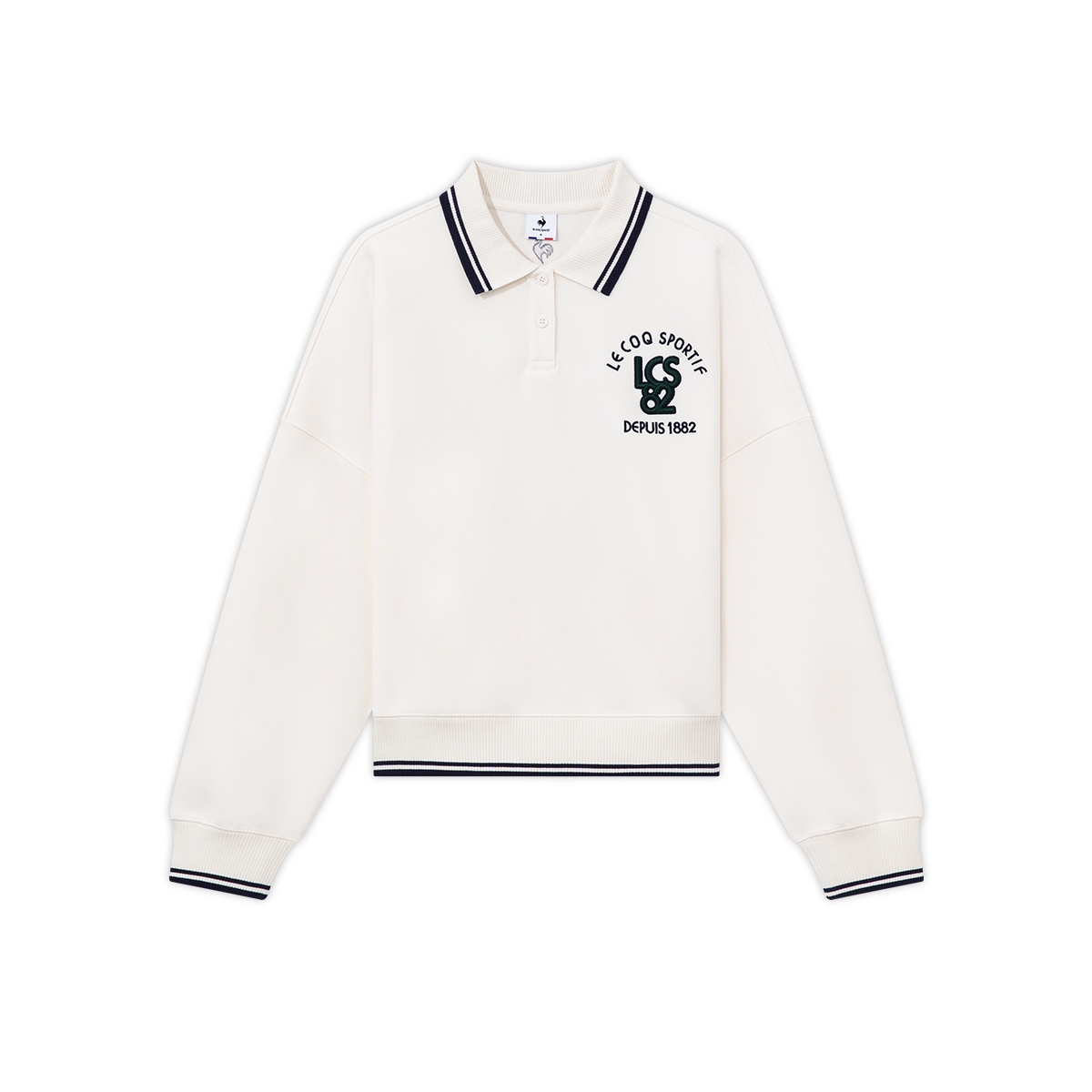 

Толстовка женская Le Coq Sportif, белый/слоновая кость