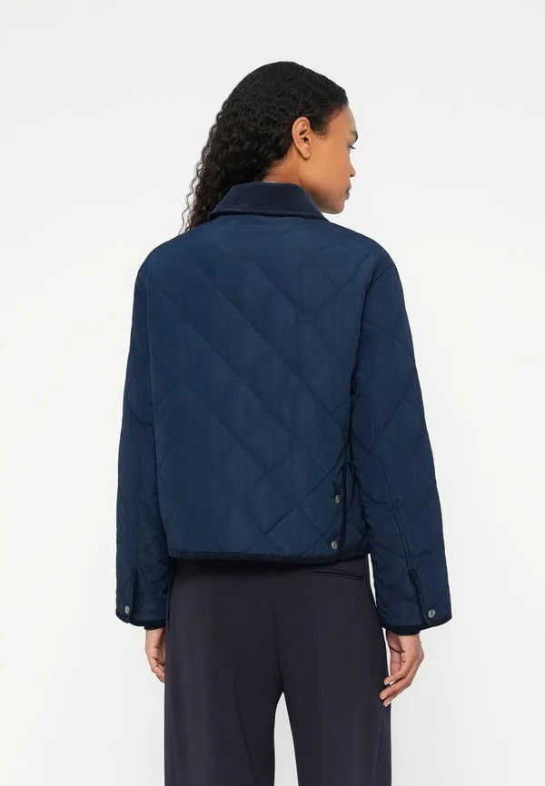 Утепленная стеганая водоотталкивающая зимняя куртка с флагом Tommy Hilfiger, Dark Night Navy — фото 3