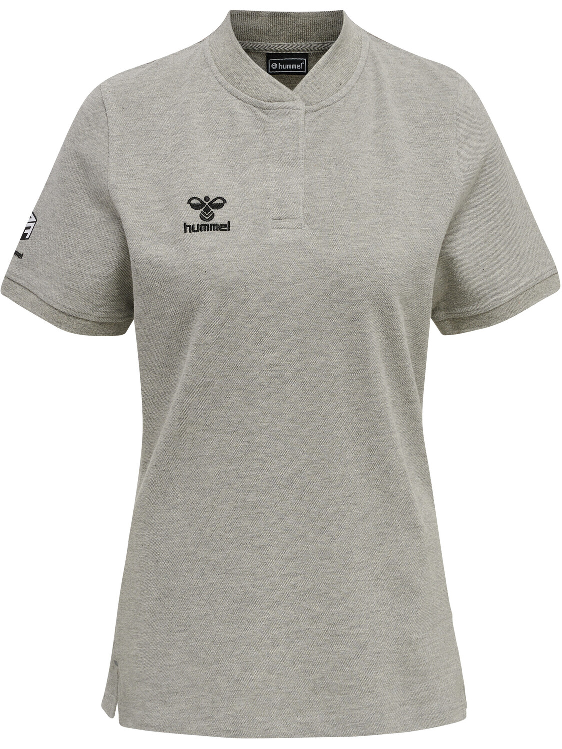 

Поло Hummel Hmlmove Grid Polo Woman, серый меланж