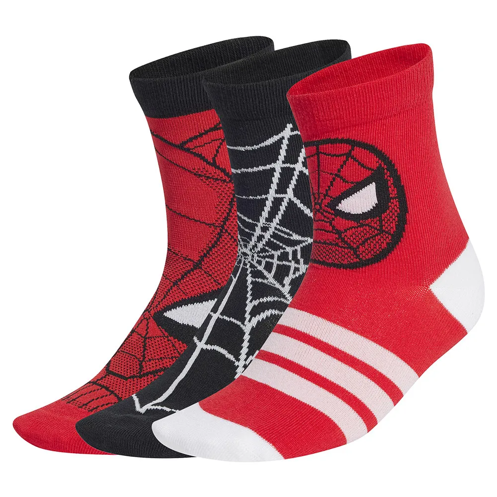 

Носки adidas X Marvel Spider Man crew 3 units, красный