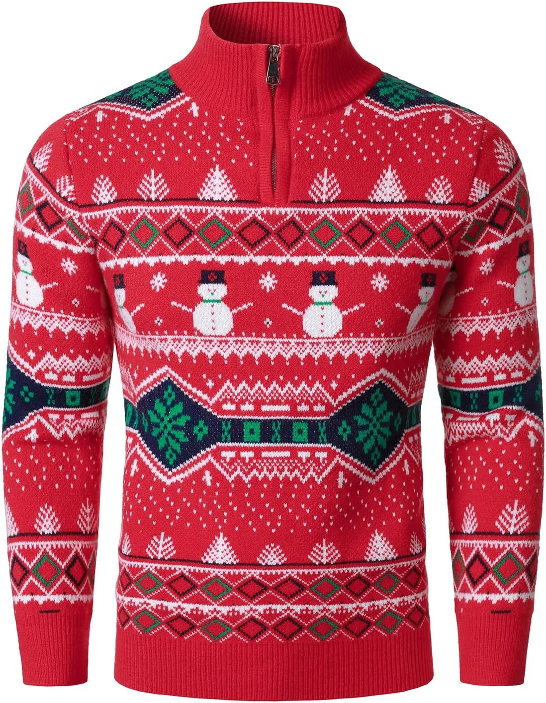 

Толстовка HOOD CREW мужская праздничная с четвертью молнии