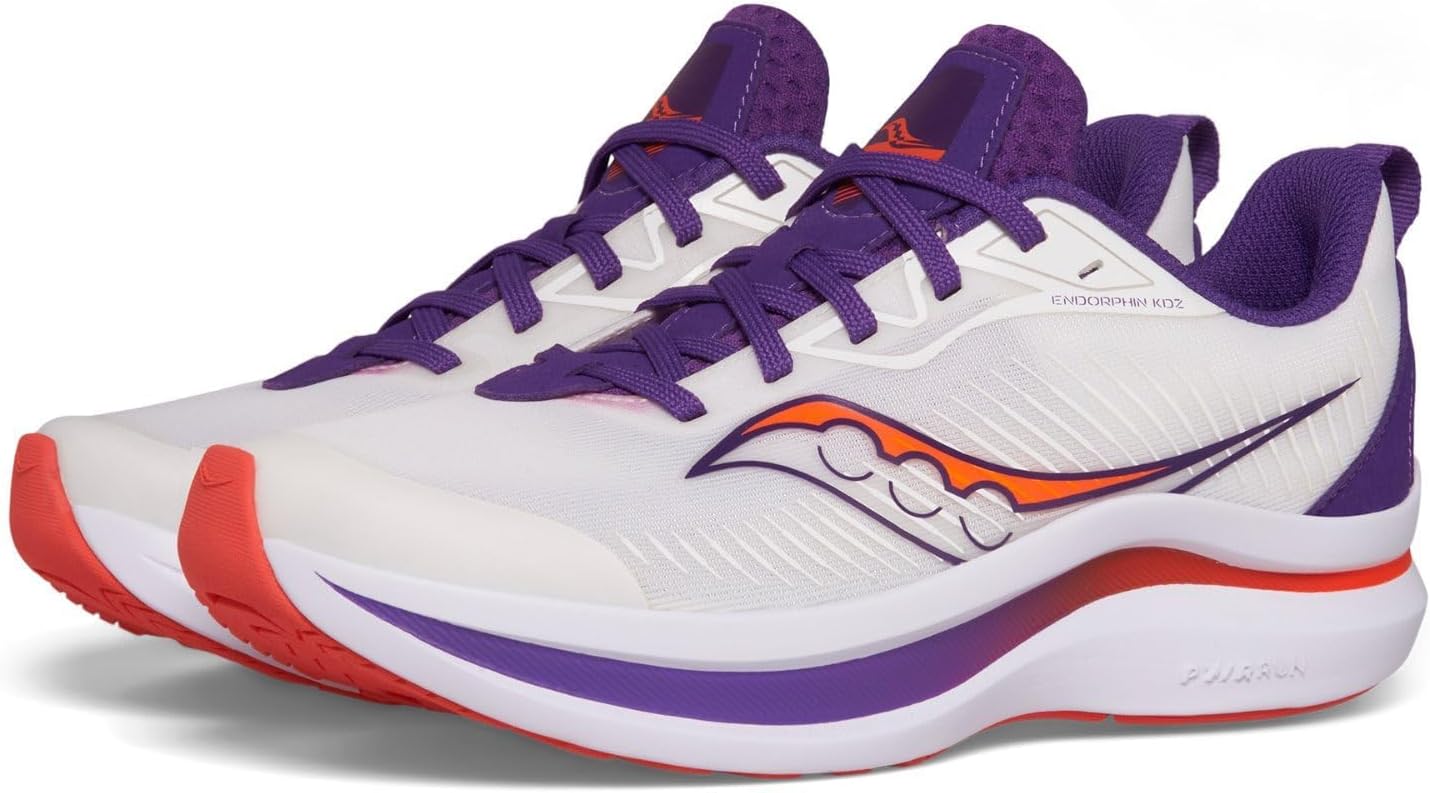 

Детские кроссовки Saucony Endorphin для детей и подростков, белый/фиолетовый