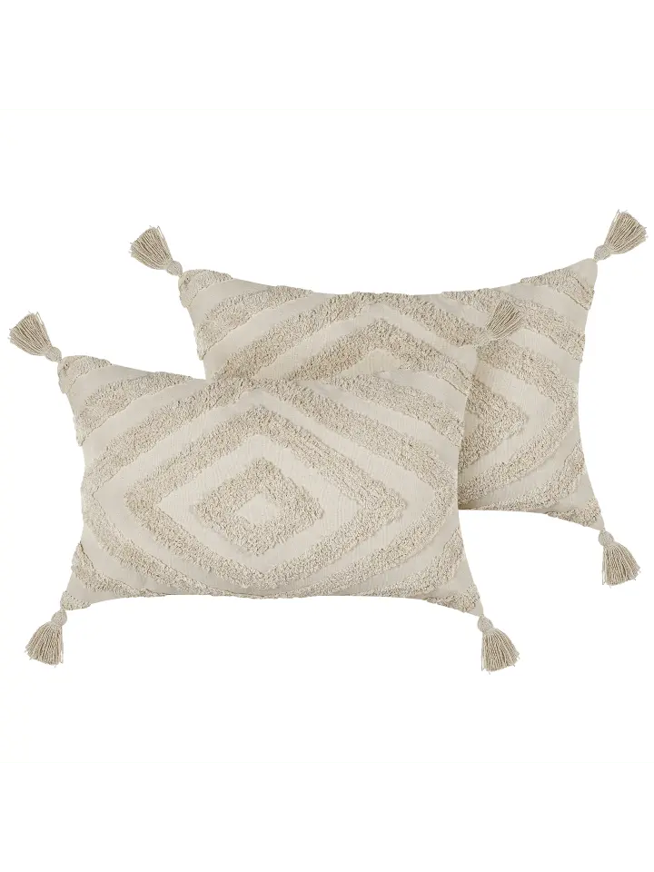 

Декоративная подушка Beliani 2 tlg Deko CRATAEGUS, бежевый