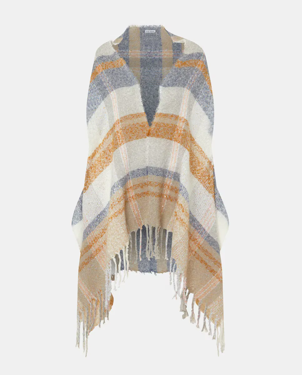 

Короткое женское пончо Easy Wear, цвет Tostado