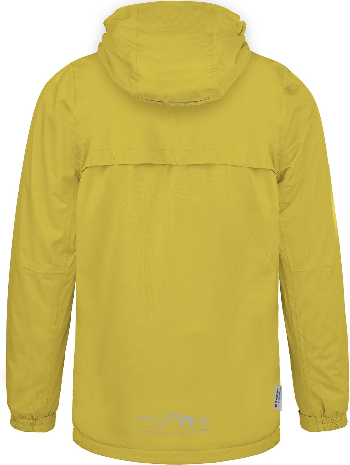 Дождевик Normani Outdoor Sports Kinder Regenanzug und Regenhose, желтый — фото 3