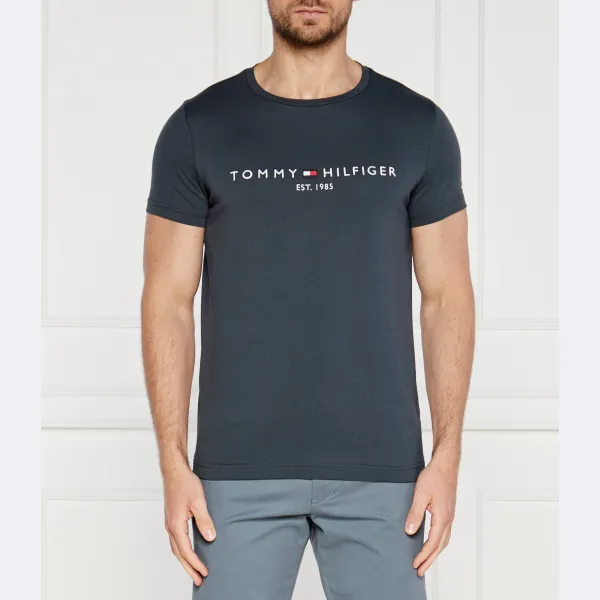 

Облегающая футболка Tommy Hilfiger, синий