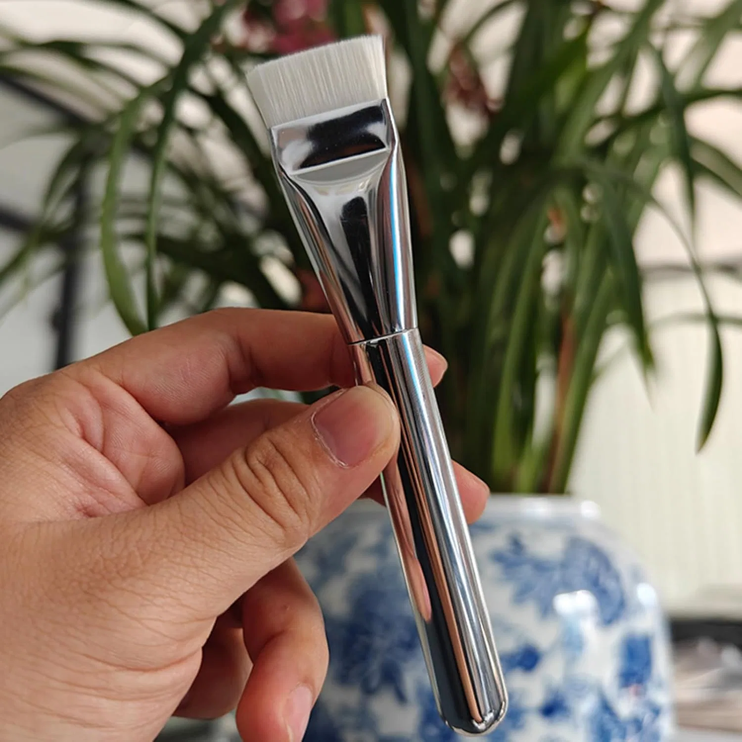 Кисть для лица Flat Brush для тонального крема, бренд No brand, 1 шт. — фото 2