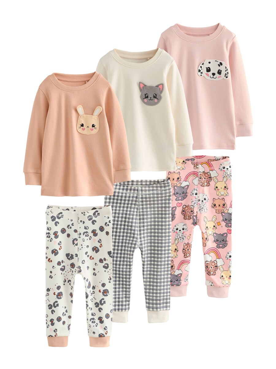 

Пижама Next, Ecru/Apricot/Rose