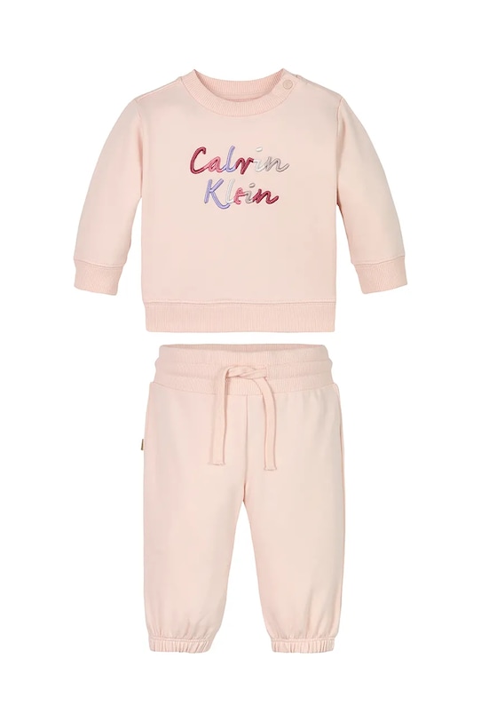 

Детский спортивный костюм Calvin Klein Jeans, розовый