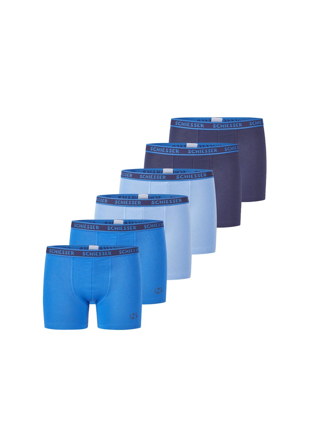 

Брюки-кюлоты 6ER PACK Schiesser, синий