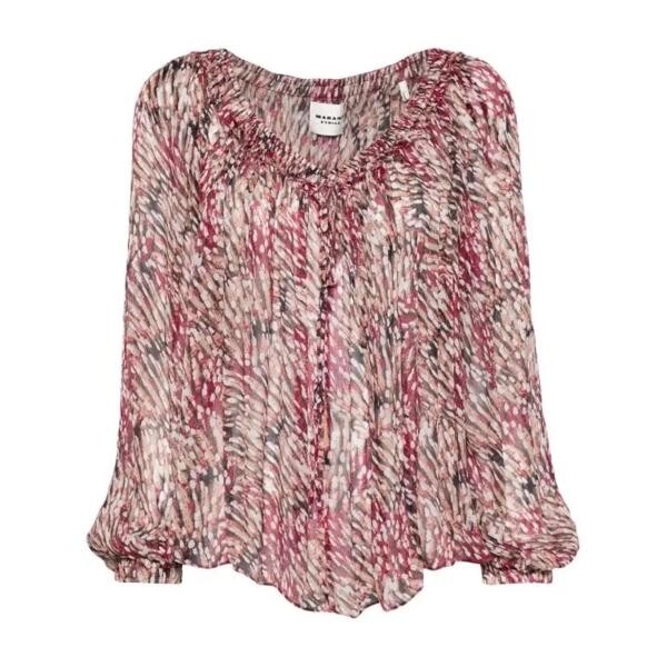 

Футболка vutti off-shoulder blouse Etoile Isabel Marant, розовый