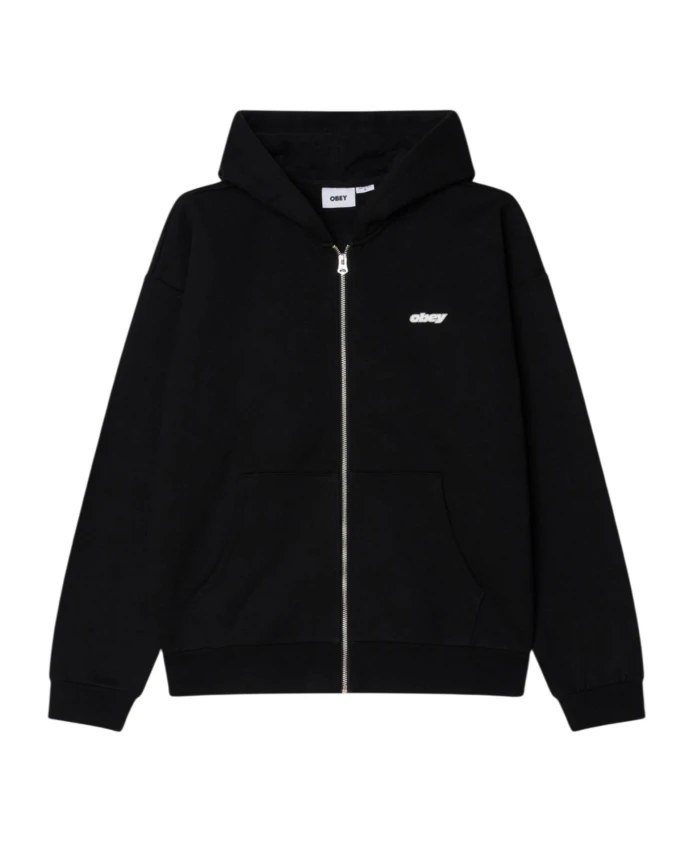 

Худи из ворсистой ткани, коллекция осень/зима 2025. Obey, черный