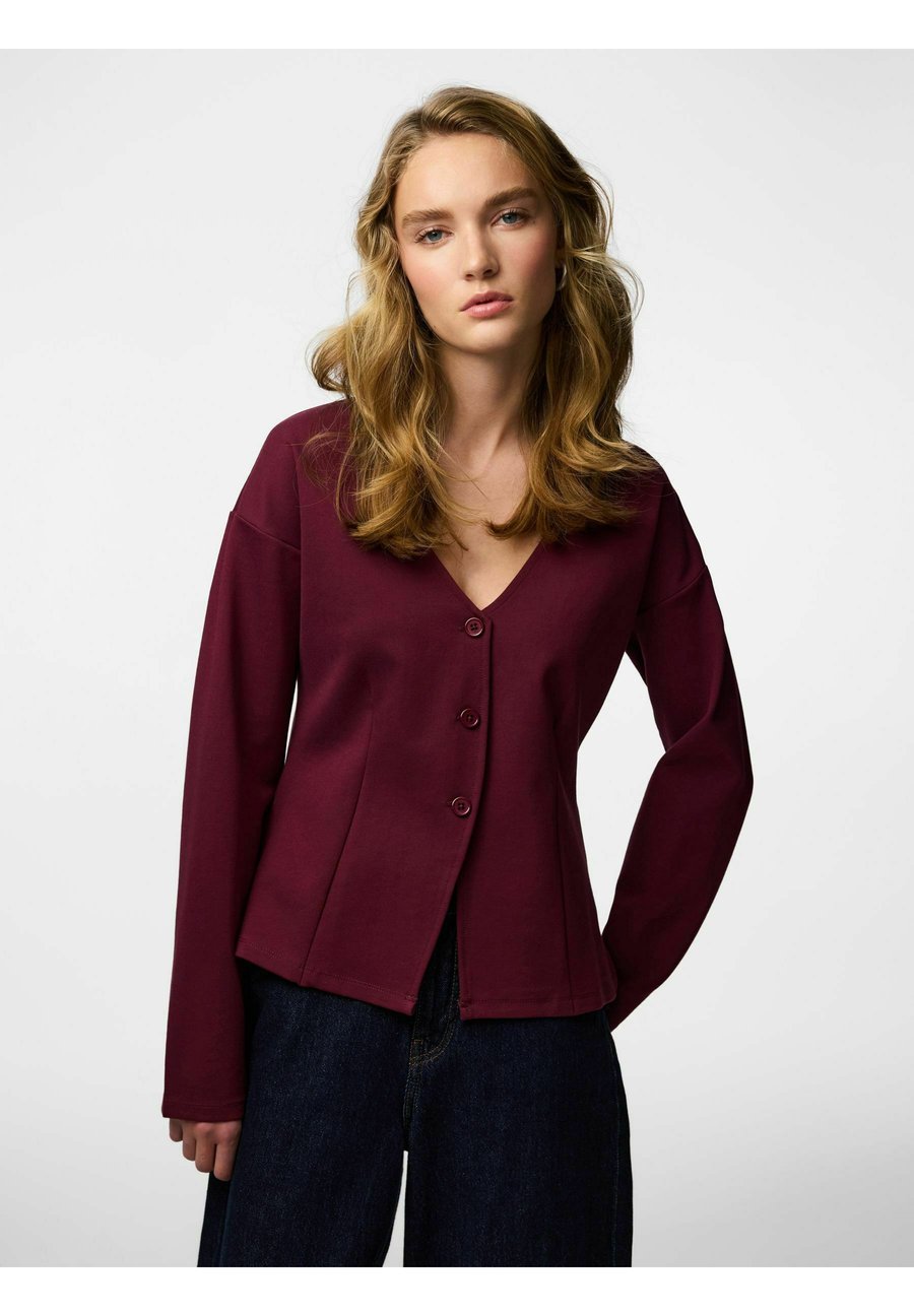 

Кардиган Pieces PCGUNHILD, Tawny Port/Dark Red