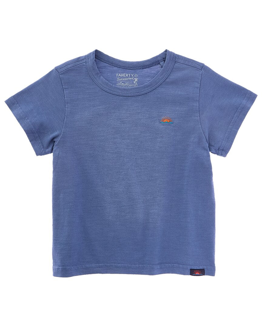 

Фаэрти Выцветшая футболка Faherty, синий