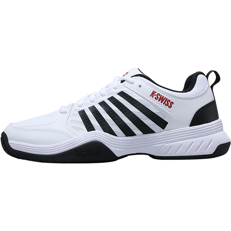 

K·SWISS Теннисные кроссовки KSWISS с амортизацией, износостойкие, низкие, мужские, белые, черные