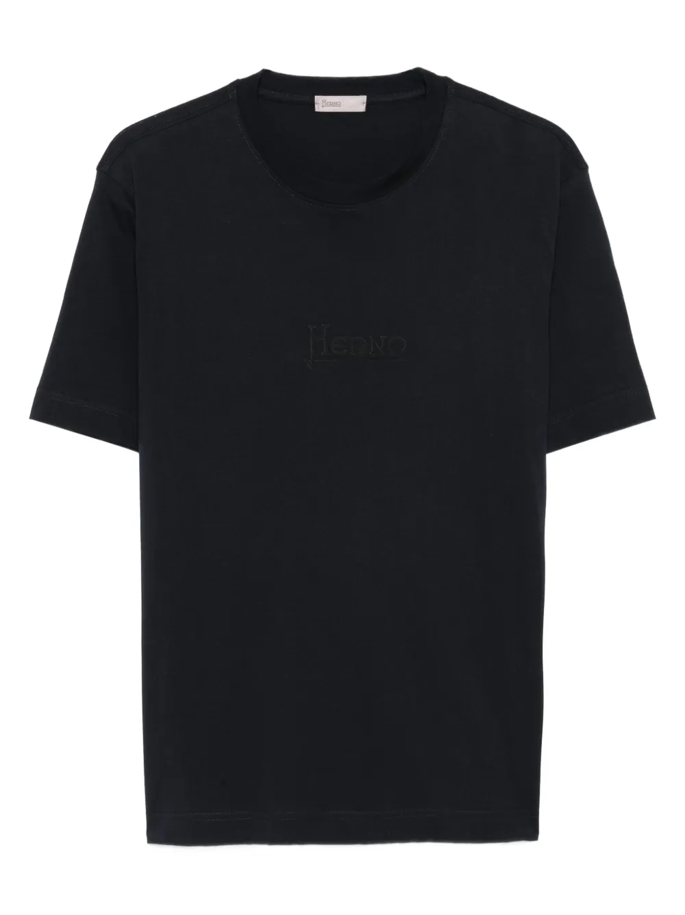 

Футболка с вышитым логотипом Herno, синий