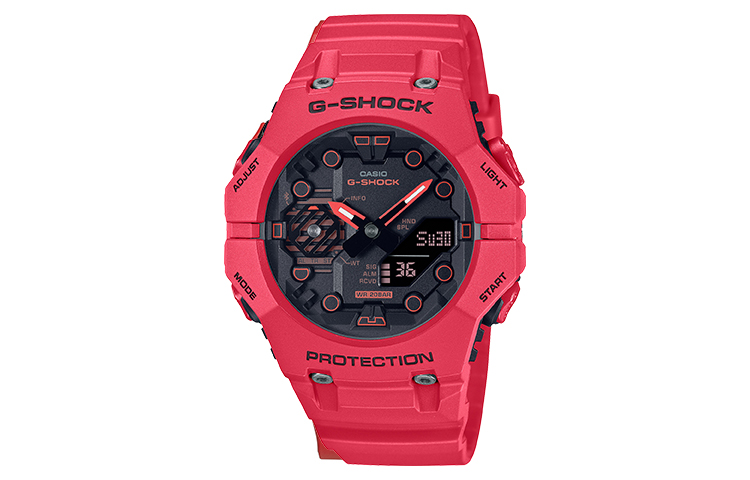 

CASIO Часы Men Black Watch GA-B001-4APR, Bright Red