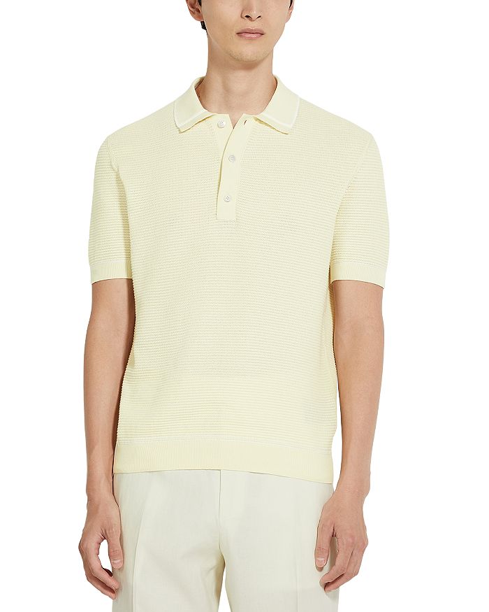 

Премиальная хлопковая поло ZEGNA, желтый