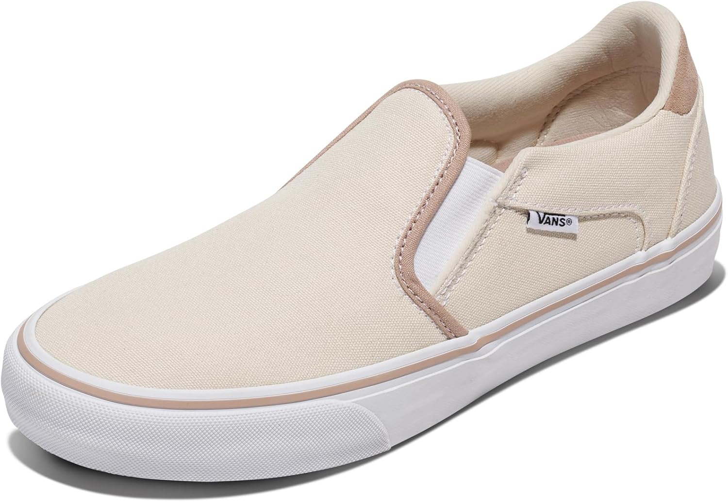 

Vans Asher Deluxe Slip-on для мужчин | Удобные кроссовки для стиля, прогулок и повседневной носки, Heavy Canvas Warm Taupe