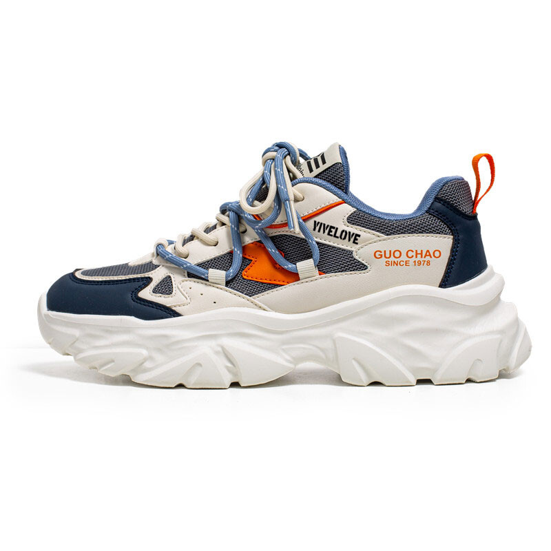 

Кроссовки YIVELOVE Chunky Sneakers Men Low-top, черный