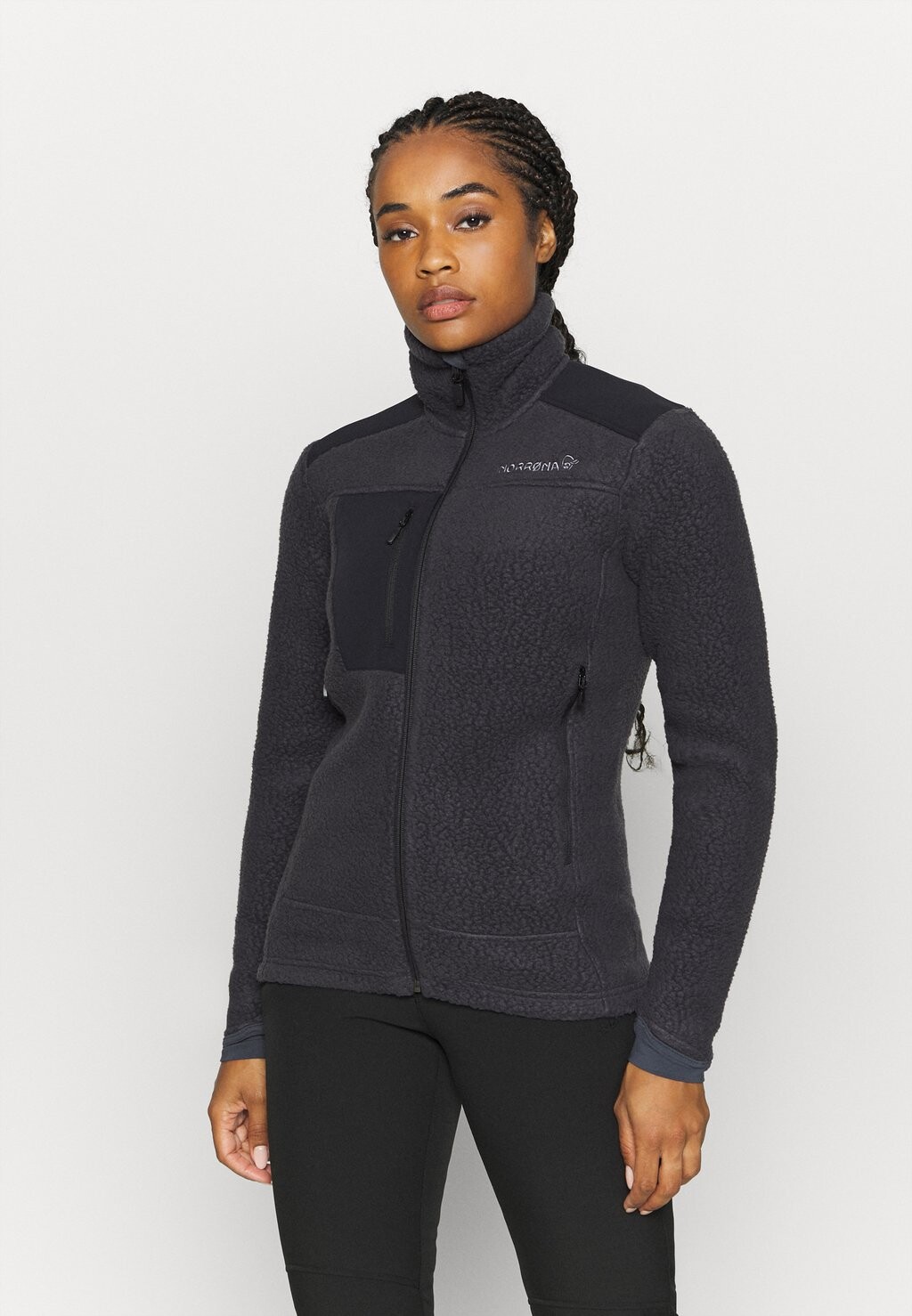 

Флисовая куртка TROLLVEGGEN THERMAL PRO JACKET Norrøna, цвет dark grey