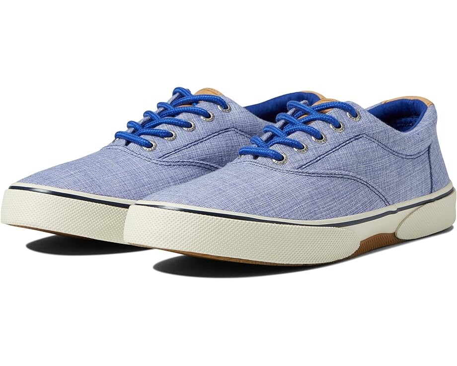 

Кроссовки Sperry Halyard CVO Linen Chambray, синий, Серый, Кроссовки Sperry Halyard CVO Linen Chambray, синий