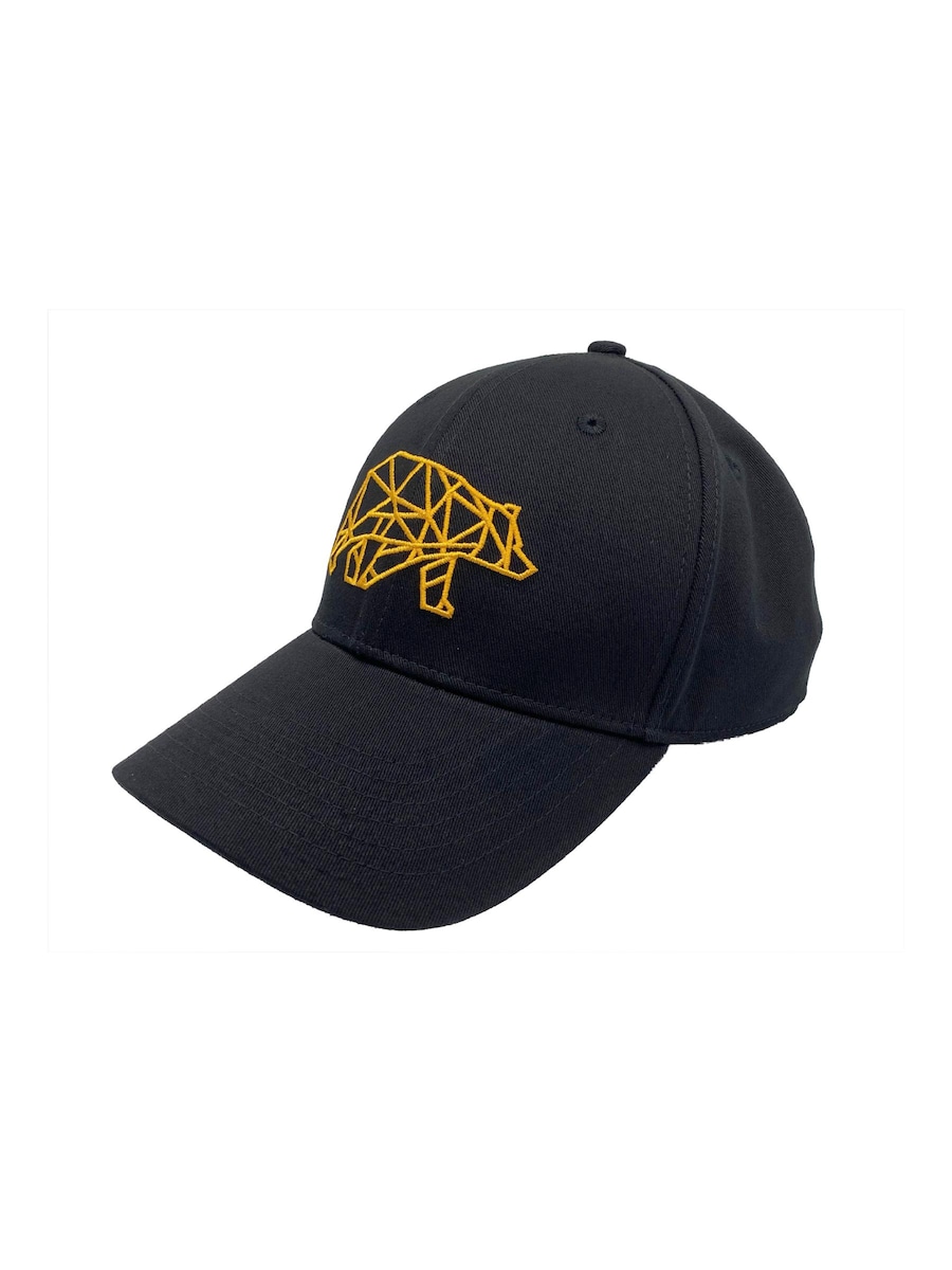 

Бейсболка FORSBERG schwarze mit gelbem Logo, черный