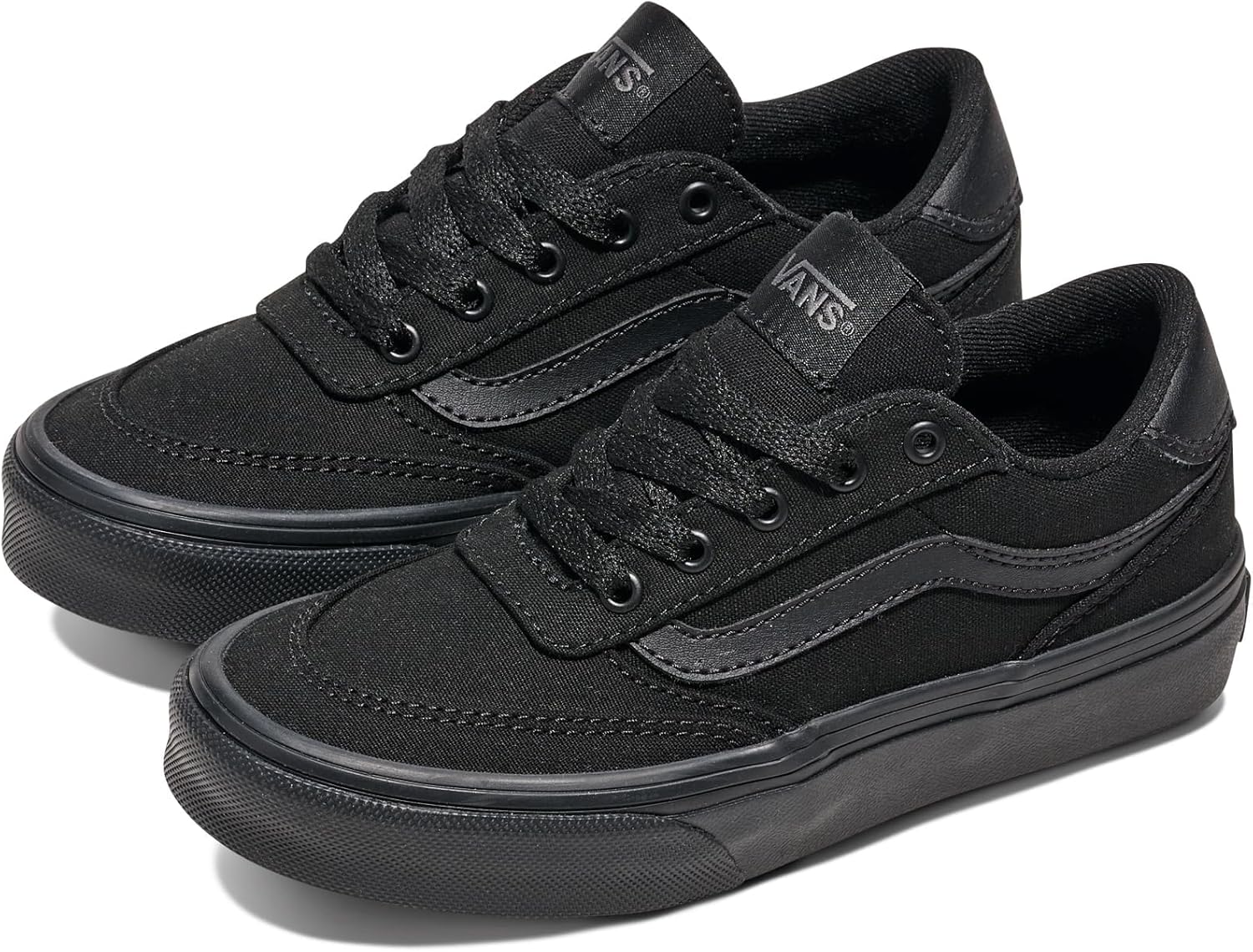 Детские кроссовки Vans Brooklyn Ls, унисекс, черный — фото 2