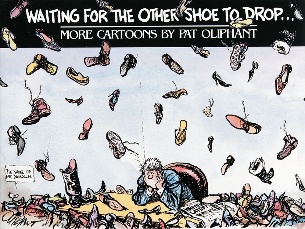 

Waiting for the Other Shoe to Drop...: More Cartoons by Pat Oliphant (Andrews McMeel Publishing)