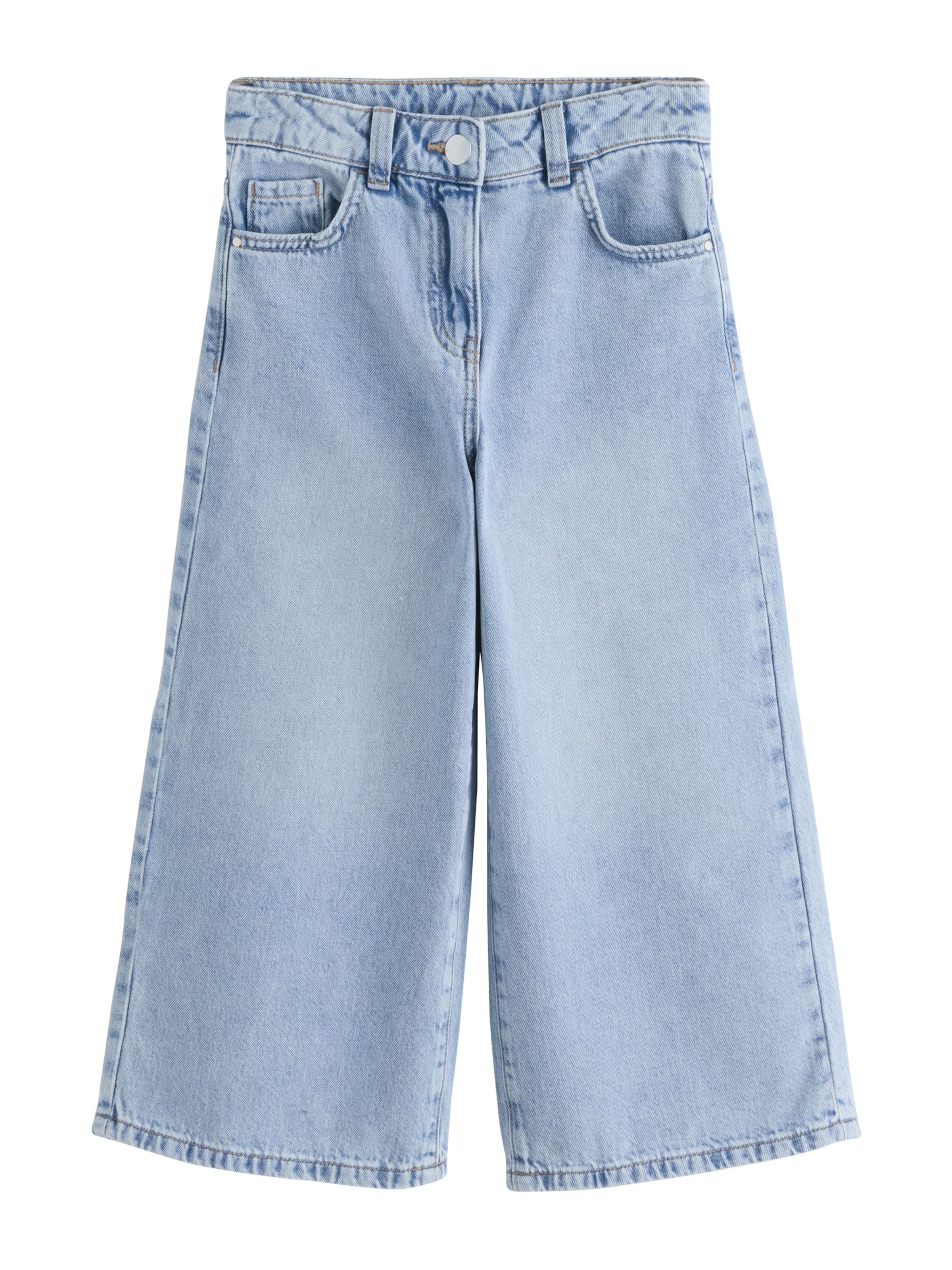 

Next Джинсы с широкими штанинами в светло-голубом цвете