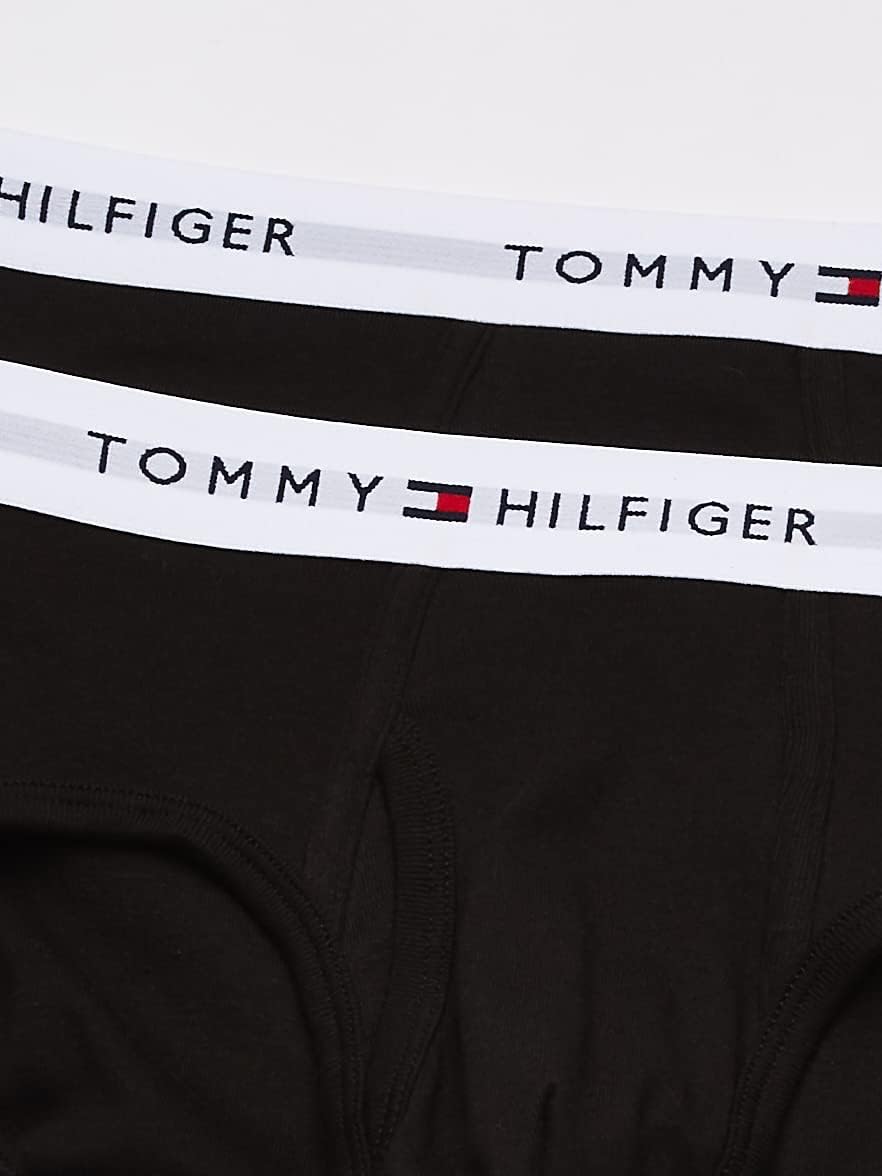 Мужское нижнее белье Tommy Hilfiger, классика из хлопка, мегаупаковка, трусы - эксклюзивно на Amazon, 7 Black — фото 2