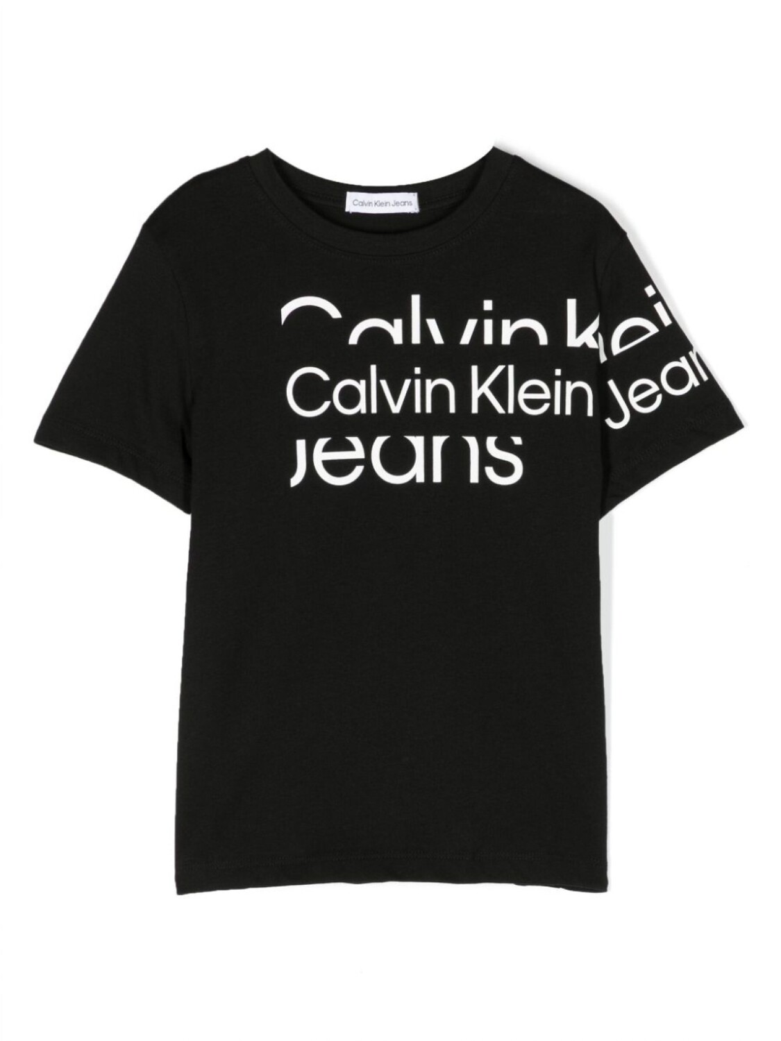 

Футболка с логотипом Calvin Klein Kids, черный