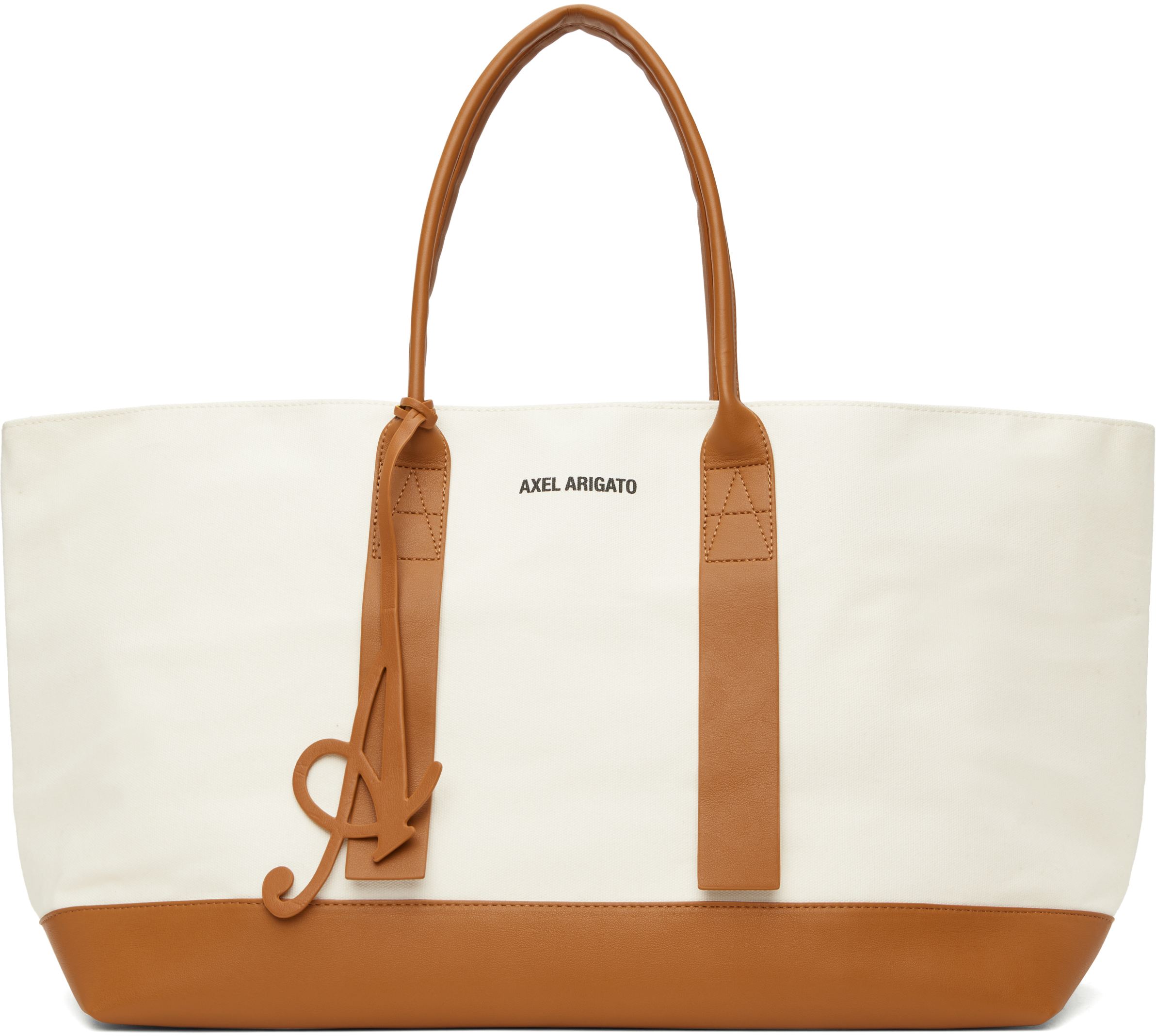 

Сумка-шоппер Note Off-White & Tan Axel Arigato, Camel