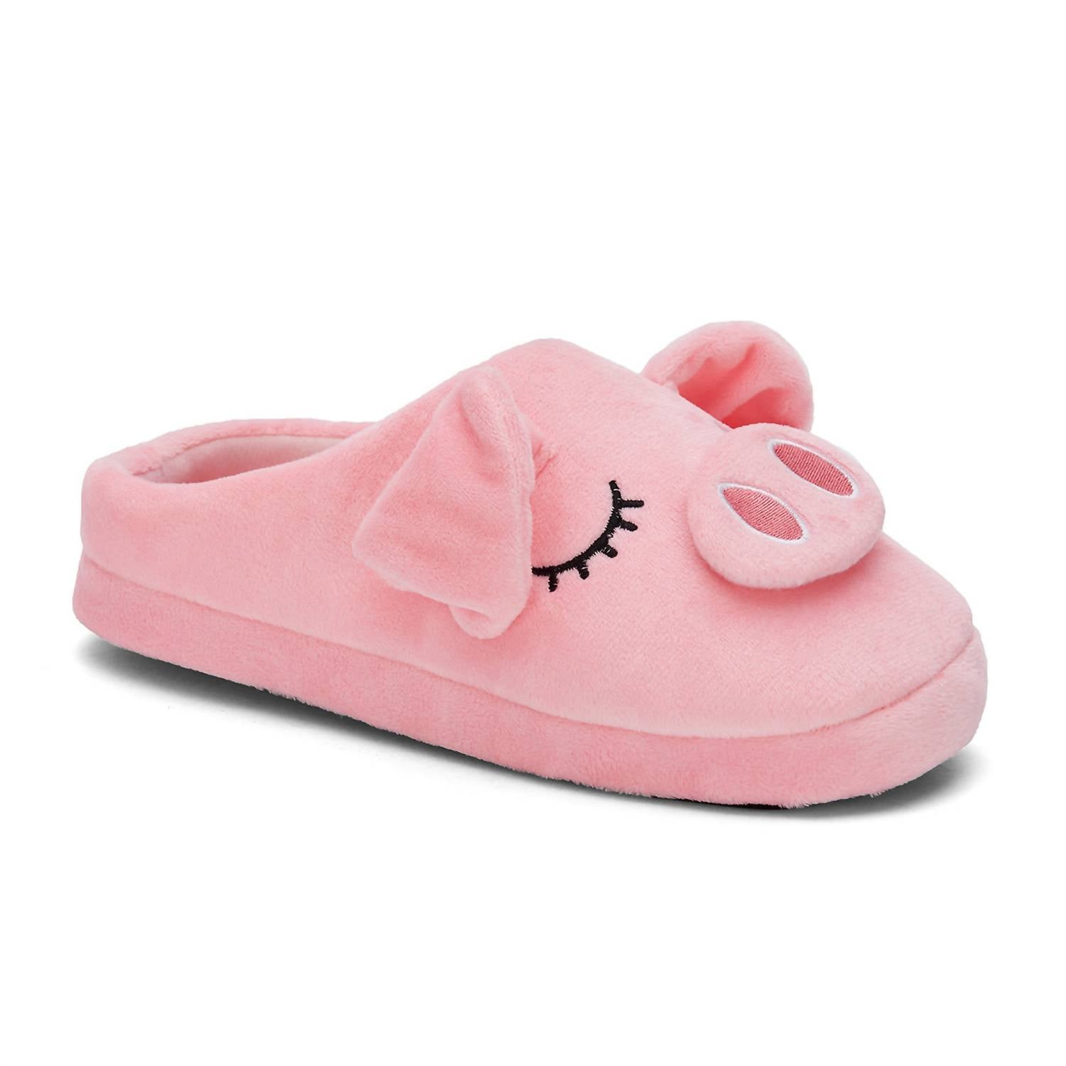 Женские удобные тапочки Piggy розового цвета Andrea