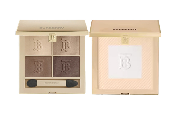 Набор для макияжа Burberry: тени для век 01 Cashmere Eye Shadow + пудра 01 Trench Coat — фото 2