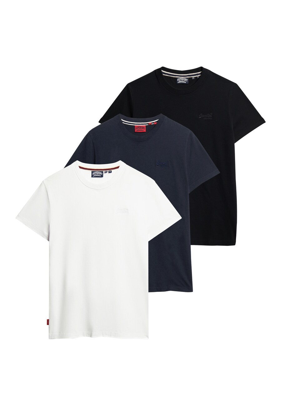 

Рубашка Superdry Essential, цвет marine blue/Black/White