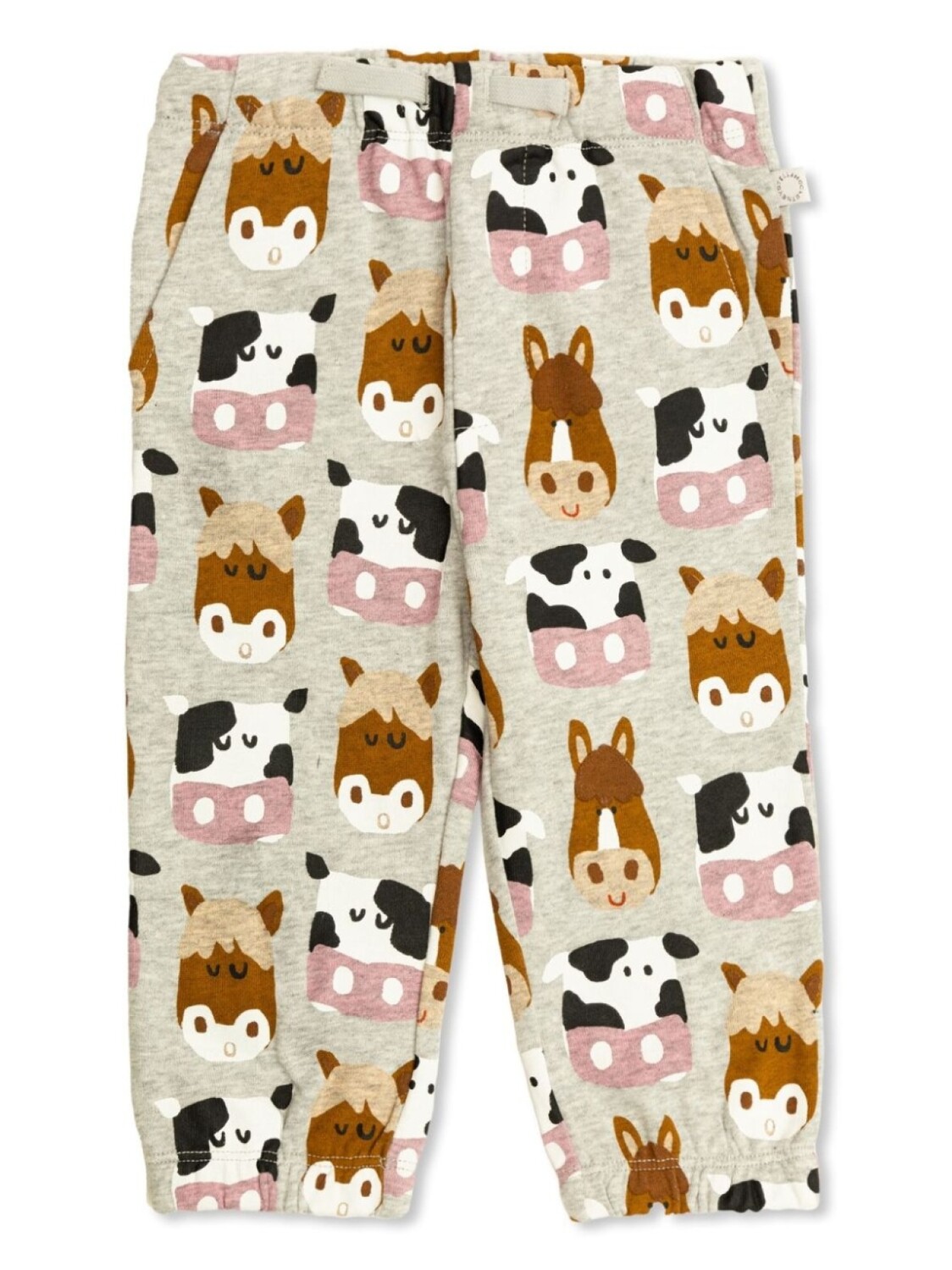

Stella McCartney Kids спортивные штаны с графическим принтом, серый