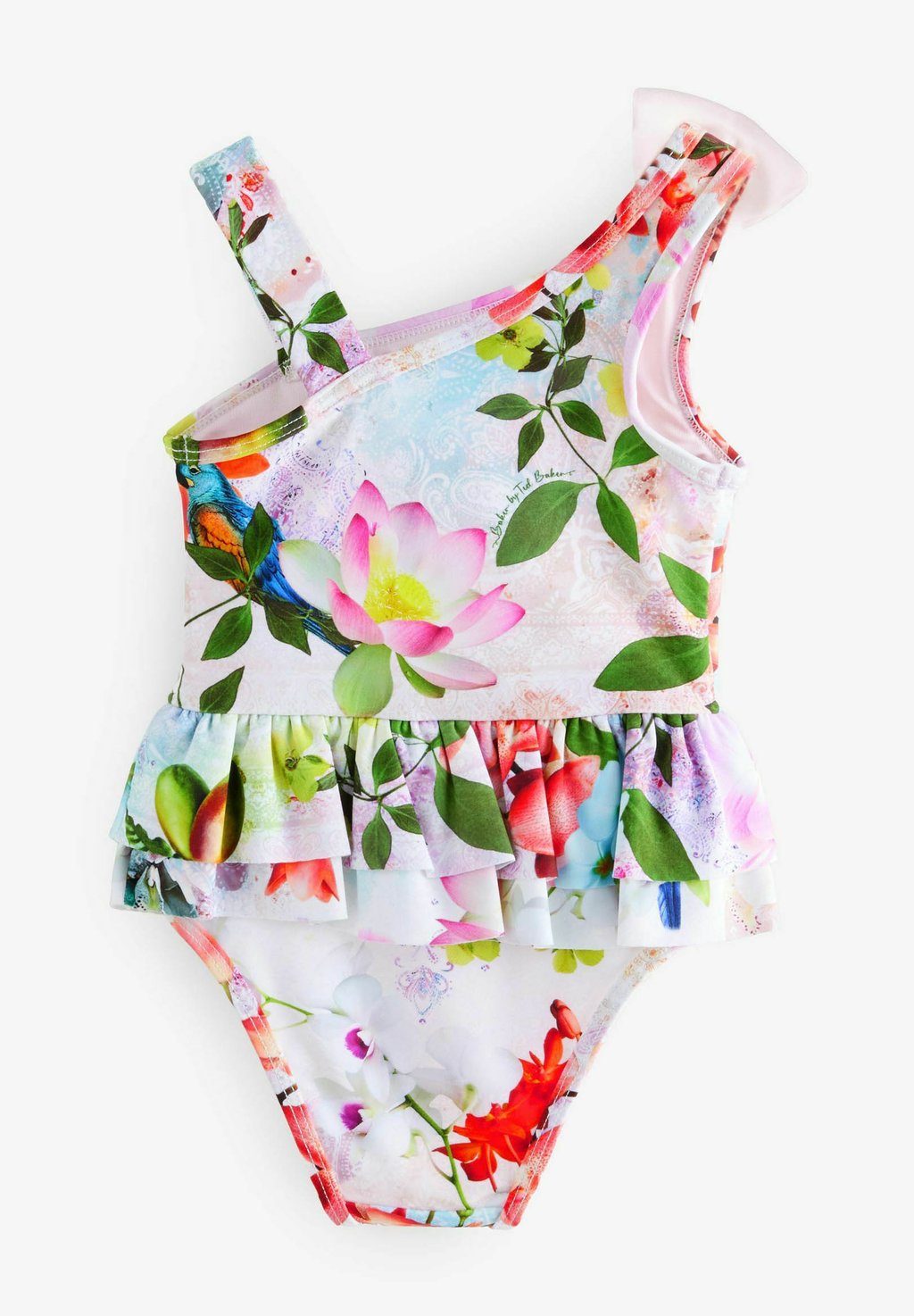 

Купальный костюм REGULAR FIT - FLORAL BOW SHOULDER Baker by Ted Baker, фуксия