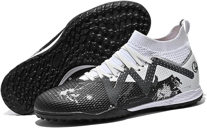 

Мужские футбольные бутсы с шипами, высокие футбольные ботинки с шипами, молодежные профессиональные спортивные футзальные кроссовки, футбольные кроссовки Generic, черный