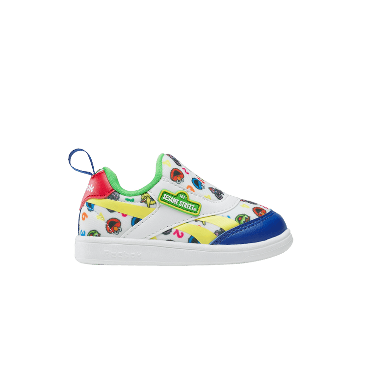 

Кроссовки Reebok Sesame Street x Club C Revenge Toddler 'Elmo and Friends', белый